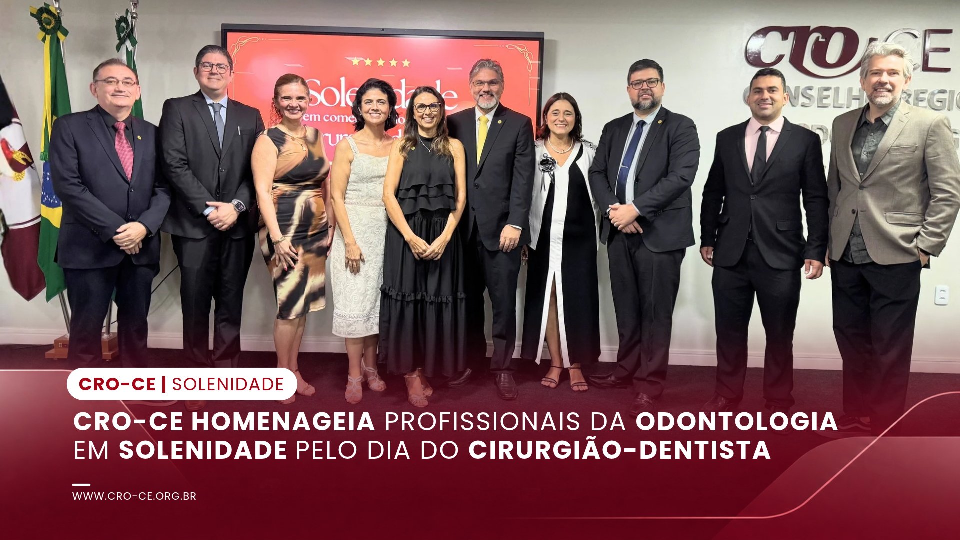 CRO-CE homenageia profissionais da odontologia em solenidade pelo Dia do Cirurgião-Dentista